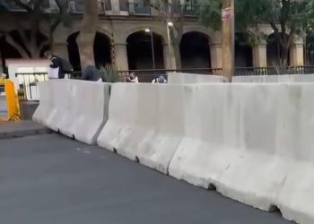 Refuerzan operativo en el Zócalo ante posible protesta violenta del 15 de noviembre