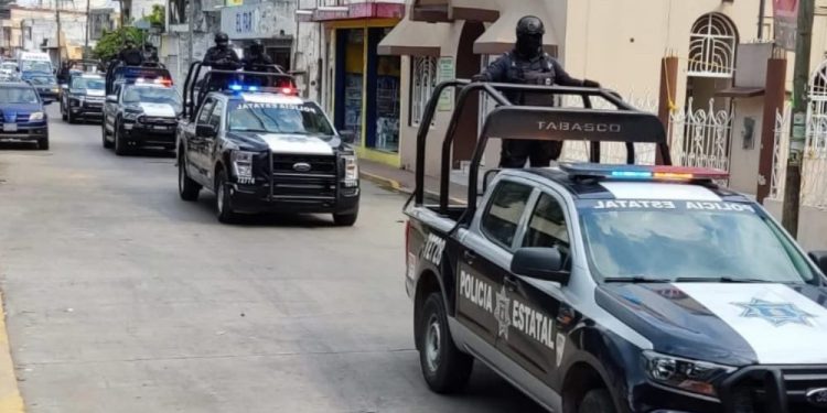 Refuerzan seguridad en Tabasco por el Buen Fin con casi mil policías