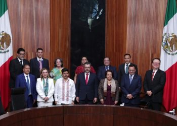 El Magistrado Presidente del TEQROO asiste a la Sesión Solemne de inicio de funciones del Presidente del TEPJF