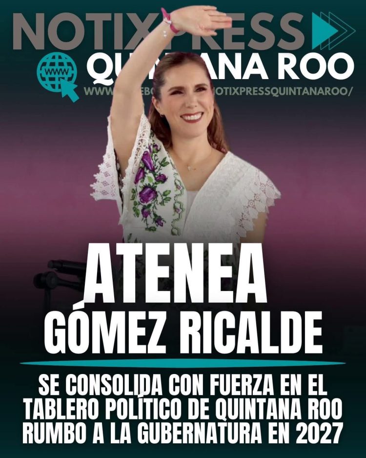 Atenea Gómez Ricalde derrocha dinero público en promoción personal fuera de Isla Mujeres, ahora quiere ser gobernadora