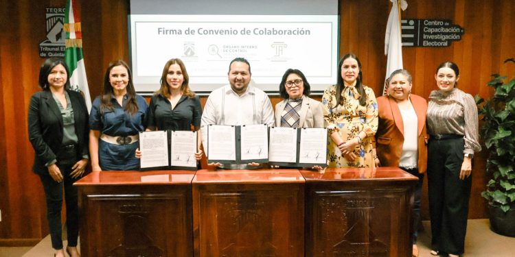 TEQROO y TJAAQROO firman convenio de colaboración para fortalecer la asistencia jurídica gratuita
