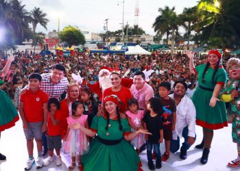 Inician las posadas “Cancún Nos Une Esta Navidad” en Alfredo V. Bonfil