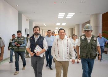 Supervisan avances del nuevo Hospital General IMSS-Bienestar «Dr. Agustín O’Horán»