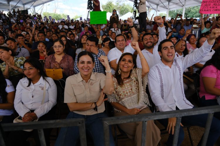 Playa del Carmen, primer municipio del país donde la presidenta Claudia Sheinbaum entrega viviendas del bienestar