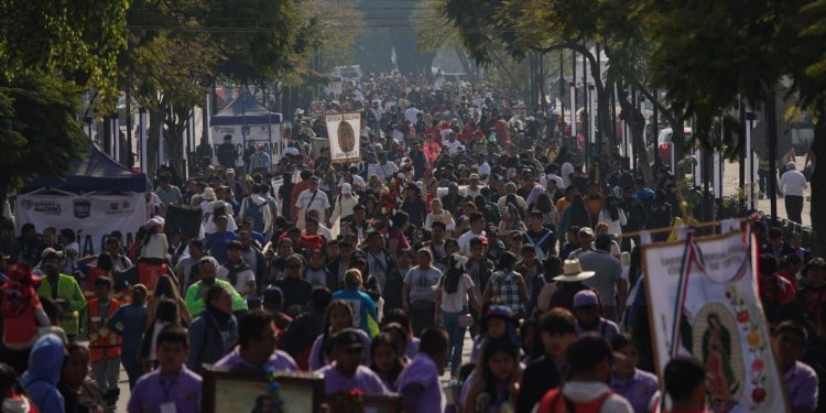Calles cerradas por peregrinaciones en la Basílica de Guadalupe; prevén alta afluencia este 12 de diciembre