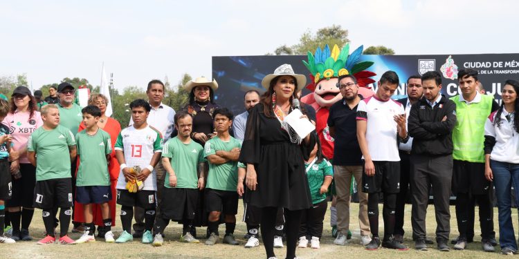 Anuncia Clara Brugada partido de futbol entre las Selecciones de Talla Baja de México y Estados Unidos en el marco del Mundial 2026