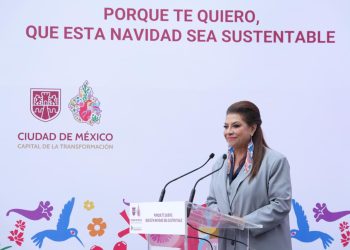 Convoca Clara Brugada a Capitalinos a reducir los residuos con la campaña “Porque Te Quiero, que esta Navidad sea Sustentable”