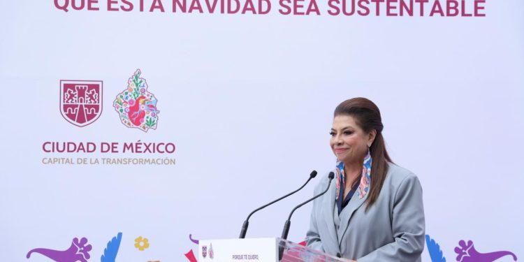 Convoca Clara Brugada a Capitalinos a reducir los residuos con la campaña “Porque Te Quiero, que esta Navidad sea Sustentable”