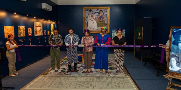La gobernadora Layda Sansores puso en funcionamiento la Galería Digital «Yo Soy Frida Kahlo»
