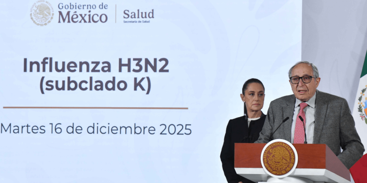 Salud descarta riesgo por variante de influenza A H3N2 subclado K en México