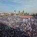 Sheinbaum encabeza multitudinaria celebración por siete años de la Cuarta Transformación en el Zócalo