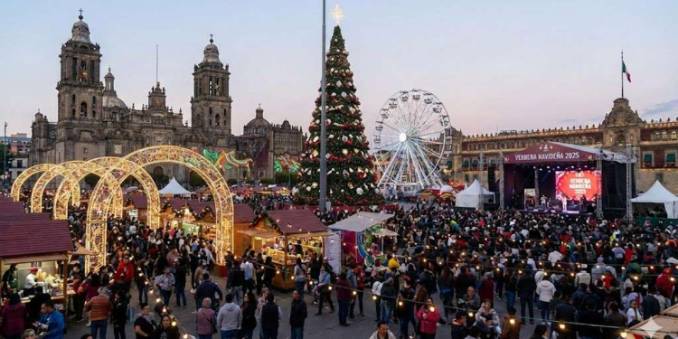 Música y fiesta sin costo llenarán el Zócalo en la Navidad 2025