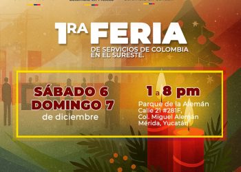 Feria de Servicios del Sureste reunirá a la comunidad colombiana en Mérida