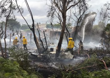Incendio consume viviendas de 40 familias en Asunción; no se reportan víctimas