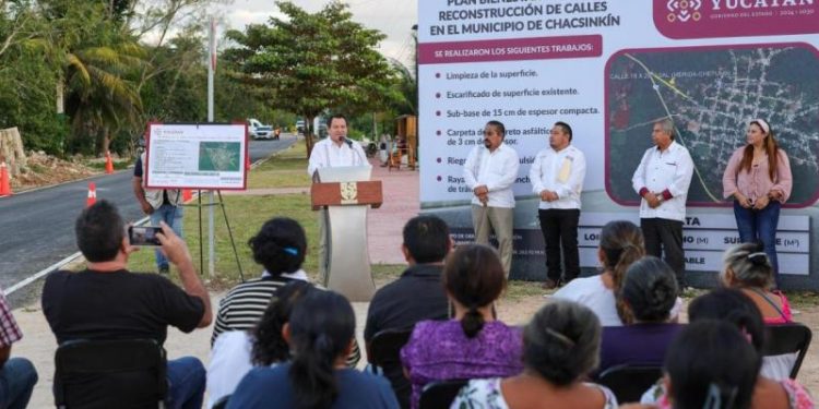 Plan Bienestar Yucatán mejora movilidad en Chacsinkín