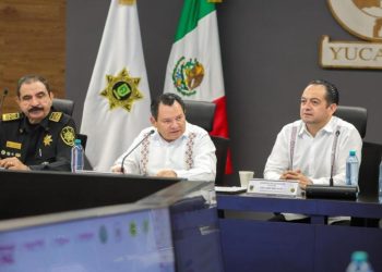 Gobernador Joaquín Díaz Mena llama a redoblar esfuerzos de seguridad en Yucatán