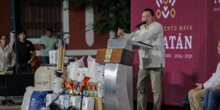 Apoya Renacimiento Maya economía familiar con huertos de traspatio