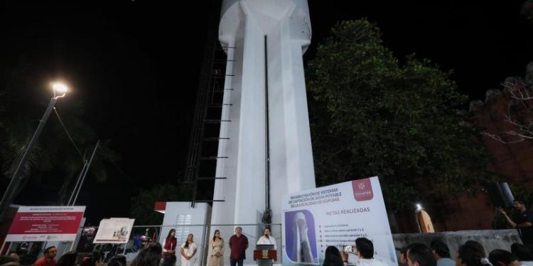 Tras 20 años, rehabilitan sistemas de agua potable en Kopomá