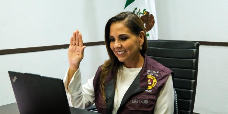 Participa Mara Lezama en la Segunda Sesión Extraordinaria del Consejo Nacional de Protección Civil