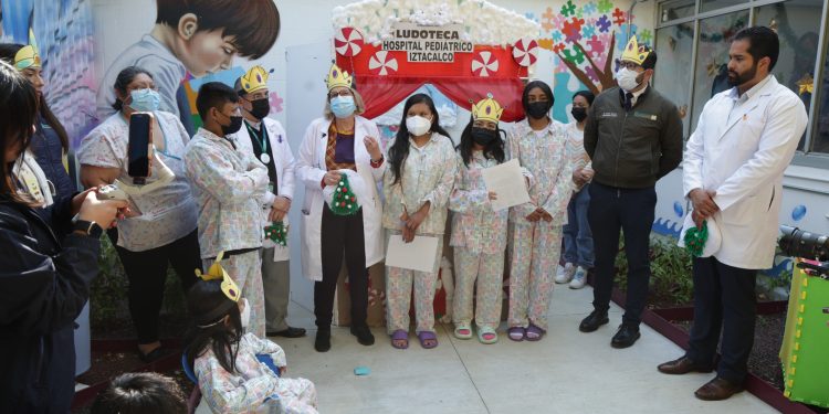 Los Reyes Magos llegaron a los Hospitales Pediátricos de la Ciudad de México
