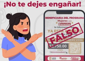 Alertan en Quintana Roo por fraude digital con falso “Bono Mujer Bienestar”