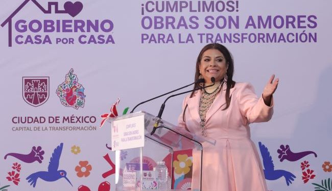 Con 30 grandes obras en la Agrícola Pantitlán, Clara Brugada inicia entrega de resultados del programa Casa por Casa