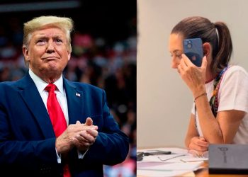 Sheinbaum sostiene conversación telefónica con Trump y envía saludo a Melania