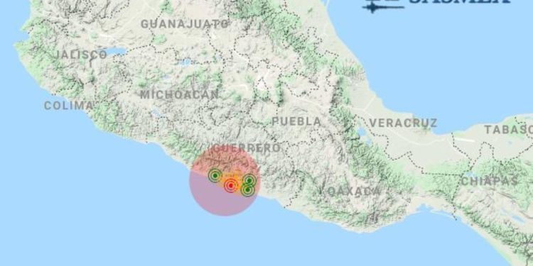 Se activa alerta sísmica por temblor con epicentro en Guerrero