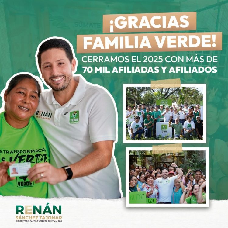 Renan Sánchez Tajonar líder de “La Mafia Verde” en el estado, presume crecimiento del partido usando recursos públicos y condicionando programas del estado.