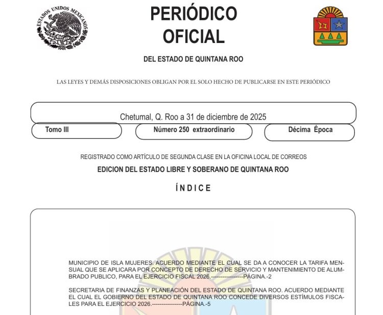 Atenea Gómez Ricalde inicia el año 2026 con nuevos impuestos, con niveles de corrupción sin precedentes y la delincuencia al borde en Isla Mujeres
