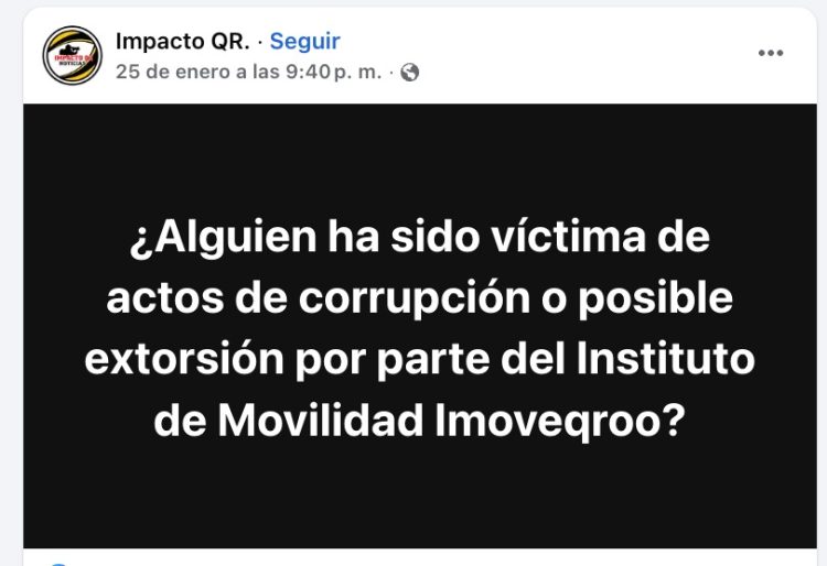 Nido de corrupción y extorsiones, IMOVEQROO y MOBI un negocio más de la #MafiaVerde en el poder