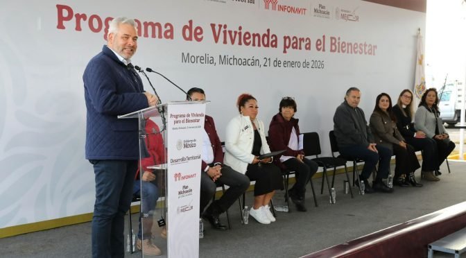 Inicia en Michoacán la entrega de viviendas del Programa Vivienda para el Bienestar