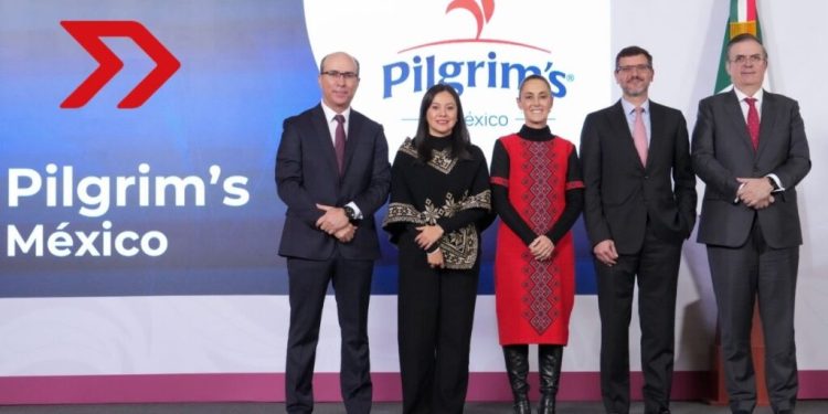 Destacan inversión de 1,300 millones de dólares de Pilgrim’s en México