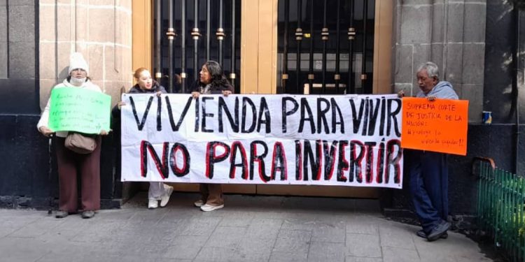 Protestas logran frenar debate en la Corte sobre desalojos en la CDMX