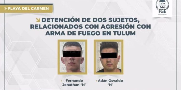 Detienen a dos más por ataque armado contra guardias de seguridad en Tulum