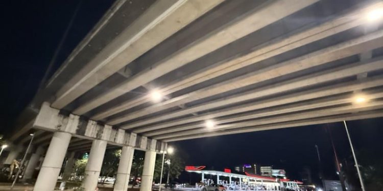 Modernización del paso superior vehicular de City Center entra en su recta final