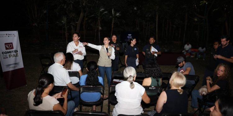 Ana Paty Peralta trabaja en un Cancún de paz con ciudadanía que participa en comunidad