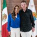 Mara Lezama y Emilio Romano se reúnen para organización de la 89 Convención Bancaria en Cancún