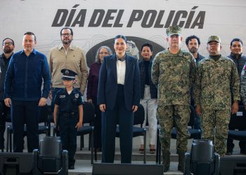 Estefanía Mercado reconoce la vocación y entrega de las y los policías de Playa del Carmen