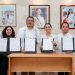 Ana Paty Peralta firma convenio con INSUS