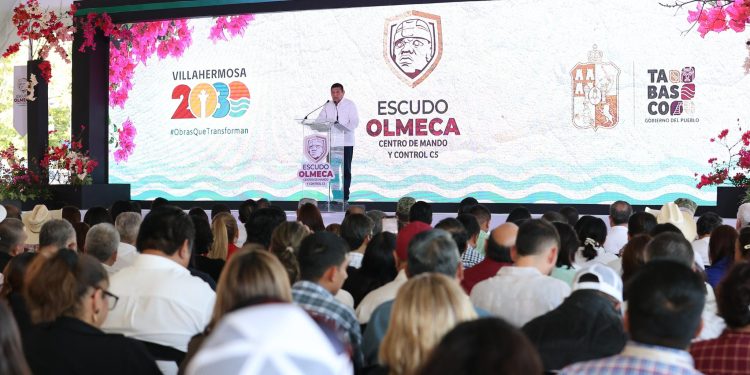 Inicia construcción del C-5 “Escudo Olmeca” para reforzar la seguridad en Tabasco
