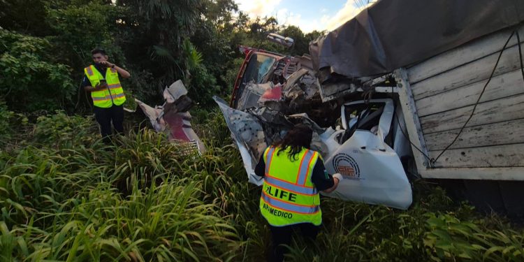 Fatal choque cerca del Aeropuerto de Cancún deja dos personas sin vida