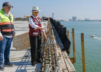 Puente Vehicular Nichupté queda totalmente unido y alcanza 94.2% de avance global: Mara Lezama