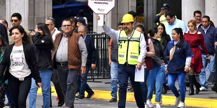Activa alerta sísmica primer simulacro regional de 2026 en CDMX y Edomex