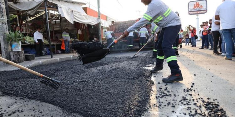 Avanza casi al 90% la rehabilitación de la avenida Kabah en Cancún