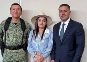 Harfuch y alcaldesa de Uruapan revisan avances del caso Carlos Manzo