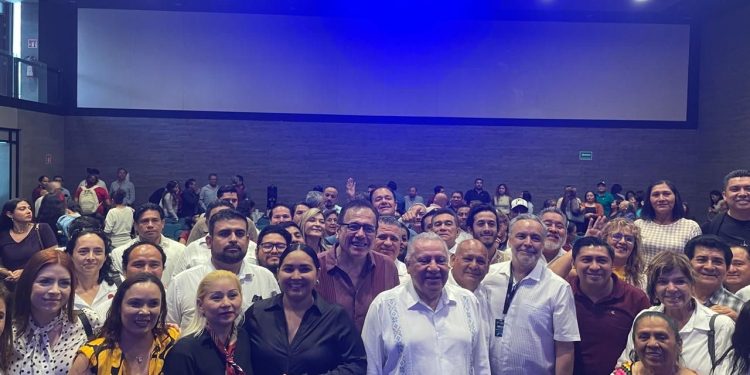 Cierran filas en Cancún con Rafael Marín Mollinedo para consolidar el Segundo Piso de la Cuarta Transformación.