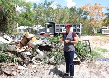 Ana Paty Peralta erradica basurero clandestino