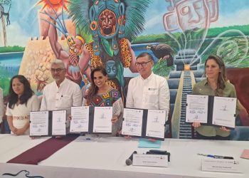 Firma Mara Lezama  alianza histórica contra la deforestación de la selva maya