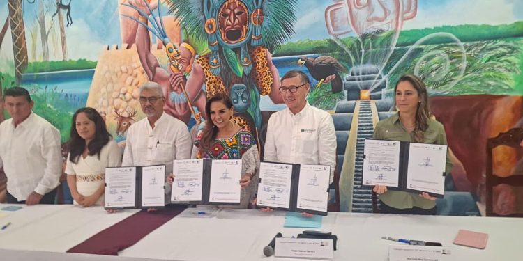 Firma Mara Lezama  alianza histórica contra la deforestación de la selva maya